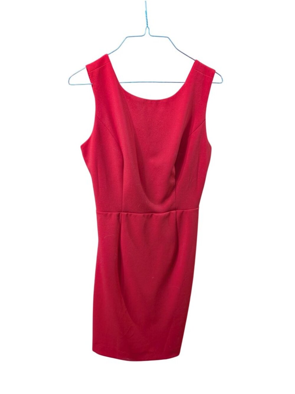 Betsey Johnson Red Criss Cross Open Back Sleeveless Dress Size 4